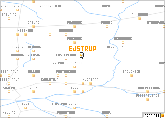 map of Ejstrup