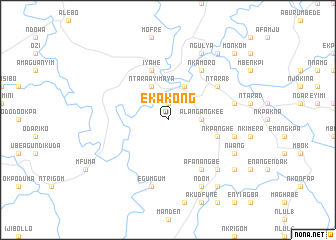 map of Ekakong