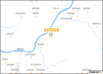 map of Ekanga