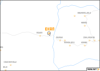 map of Ekan