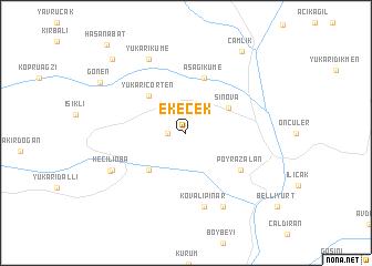 map of Ekecek