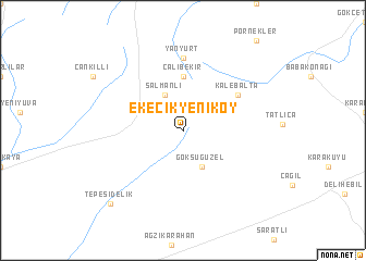 map of Ekecikyeniköy