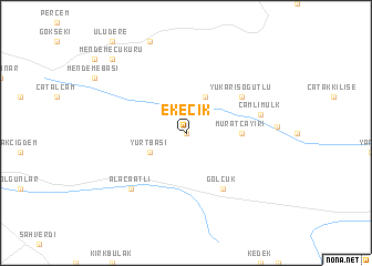 map of Ekecik