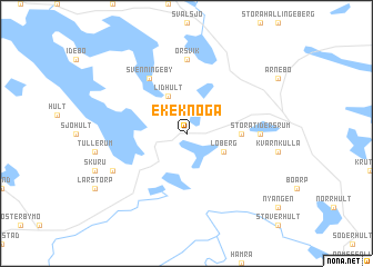 map of Ekeknoga