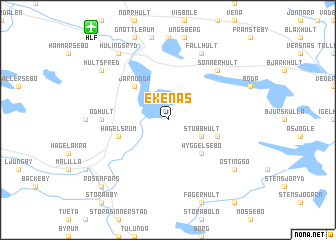 map of Ekenäs
