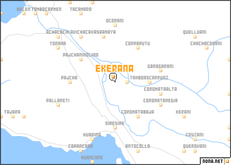 map of Ekerana
