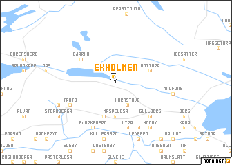 map of Ekholmen