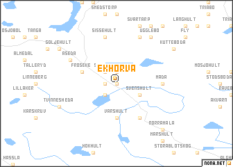 map of Ekhorva