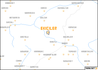 map of Ekiciler