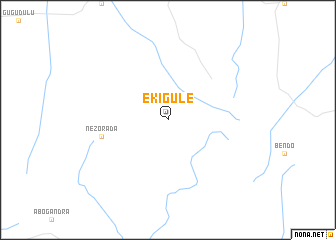 map of Ekigule