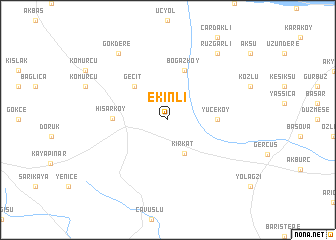 map of Ekinli