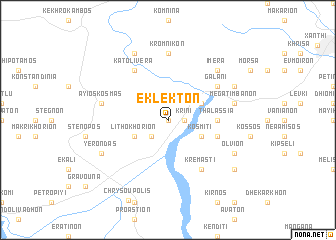 map of Eklektón