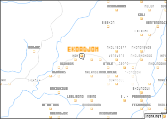 map of Ekoadjom
