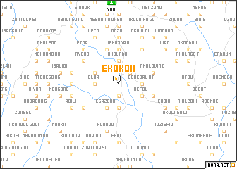 map of Ekoko II