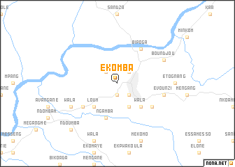 map of Ekomba