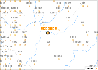 map of Eko Onde