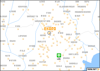 map of Ekoro