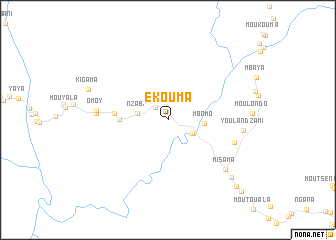 map of Ekouma