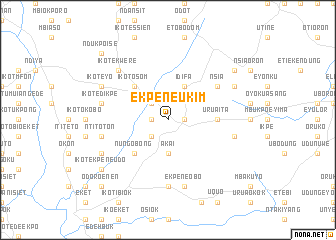 map of Ekpene Ukim