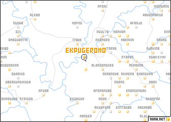 map of Ekpugeromo