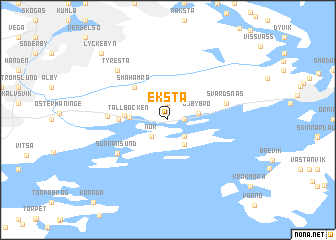 map of Eksta