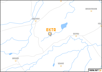 map of Ekta