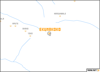 map of Ekumakoko