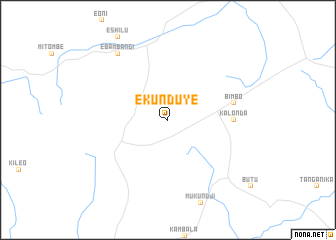 map of Ekunduye