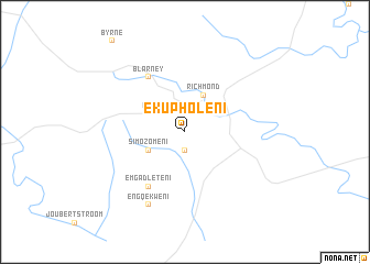 map of eKupholeni