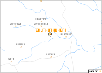 map of Ekuthuthukeni