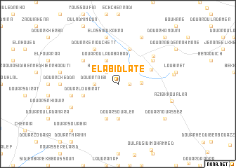 map of El-Abidlate