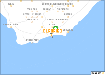 map of El Abrigo