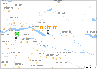 map of El Aceite