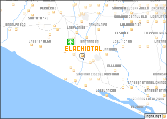 map of El Achiotal
