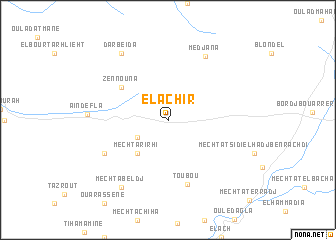 map of El Achir