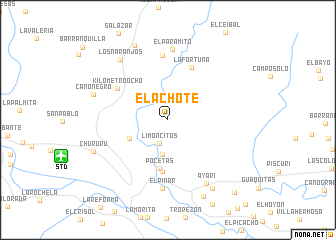 map of El Achote