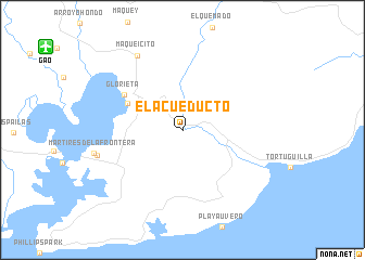 map of El Acueducto