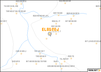 map of El Adrej