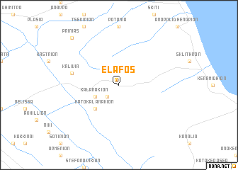 map of Élafos