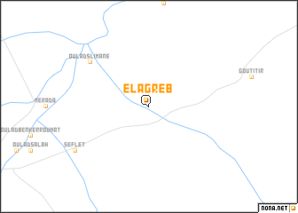 map of El Agreb