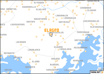 map of El Agro