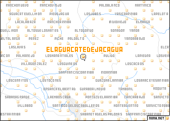 map of El Aguacate de Jacagua