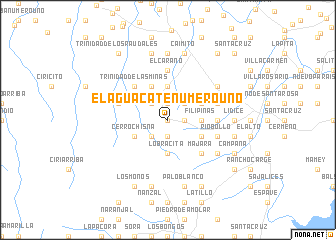 map of El Aguacate Número Uno