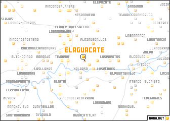 map of El Aguacate