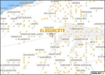 map of El Aguacate