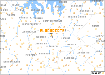 map of El Aguacate