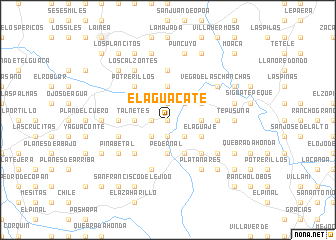 map of El Aguacate