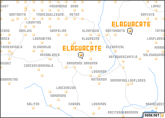 map of El Aguacate