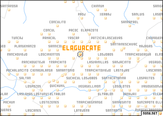 map of El Aguacate