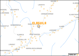 map of El Águila